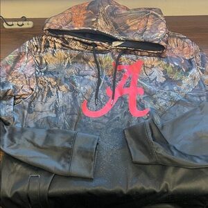 NCAA Camouflage Hoodie with Alabama Logo